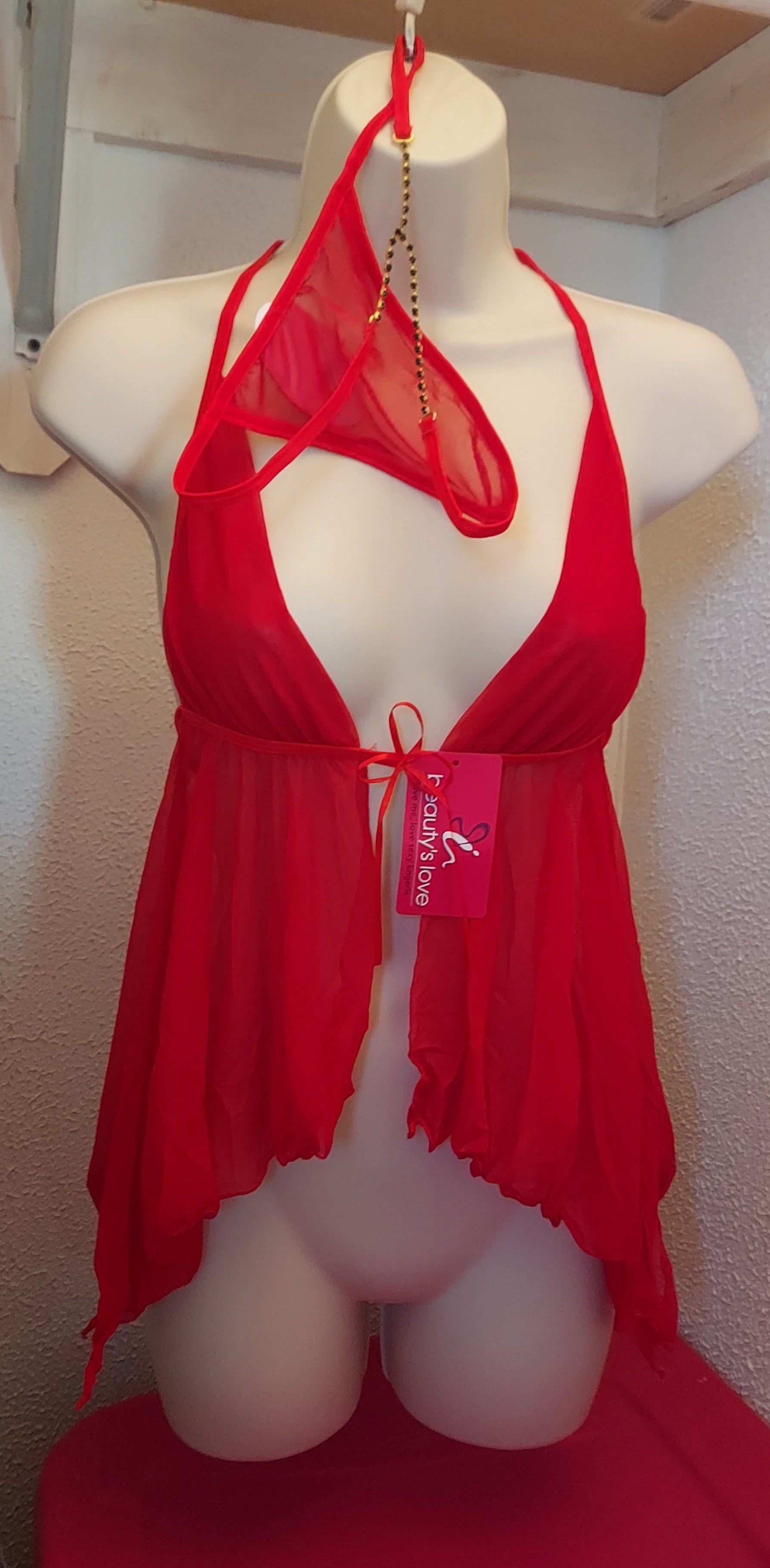 Sexy Red Negligee